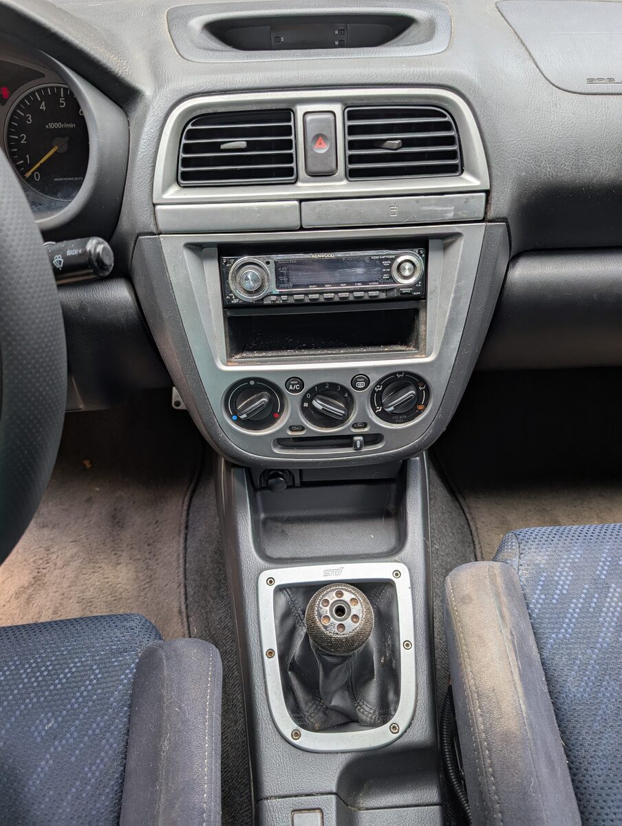 2003 WRX Driver's View