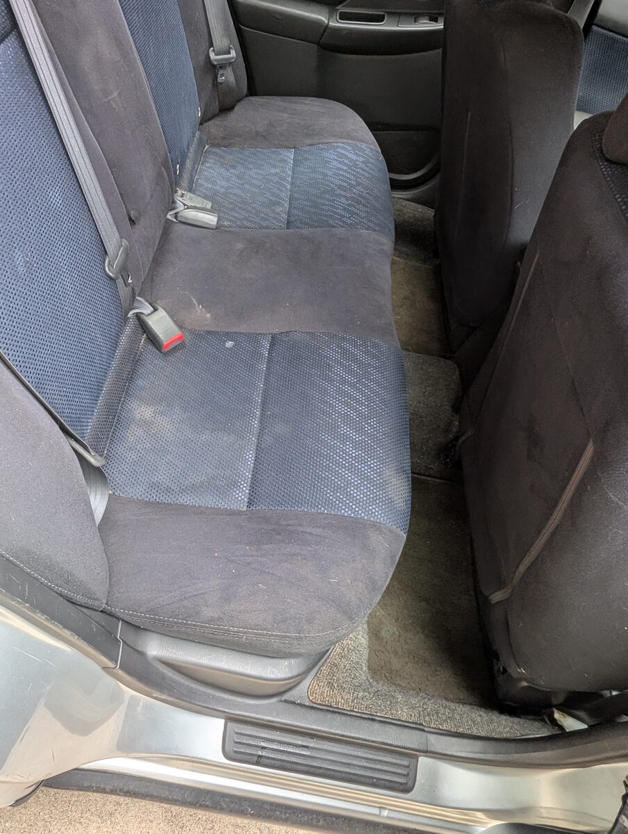 2003 WRX Rear Seats