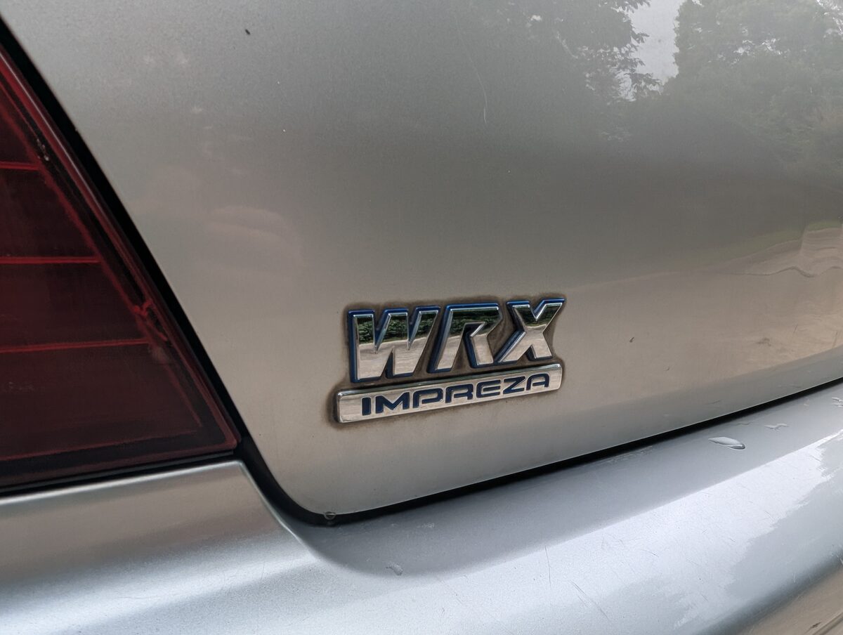 2003 WRX Badge