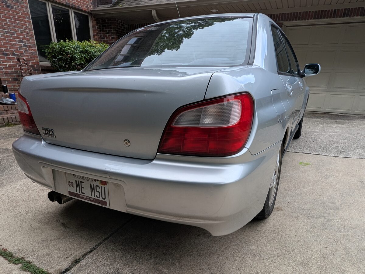 2003 WRX Rear View